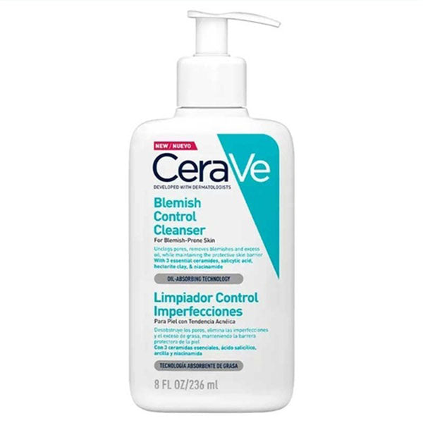 Cerave Blemish Control Cleanser 236ml غسول للبشرة الدهنية المعرضة لحب الشباب
