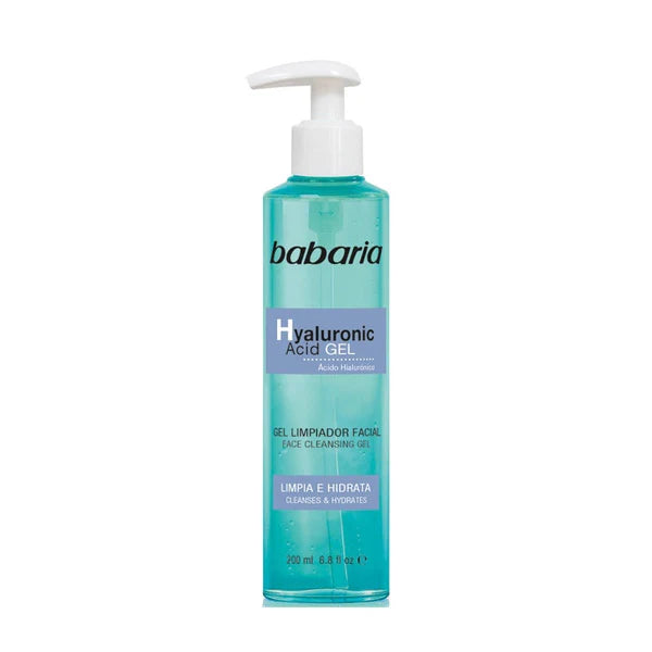 Babaria Hyaluronic Acid Cleansing Gel 200ml غسول منظف للوجه بحمض الهيالورونيك