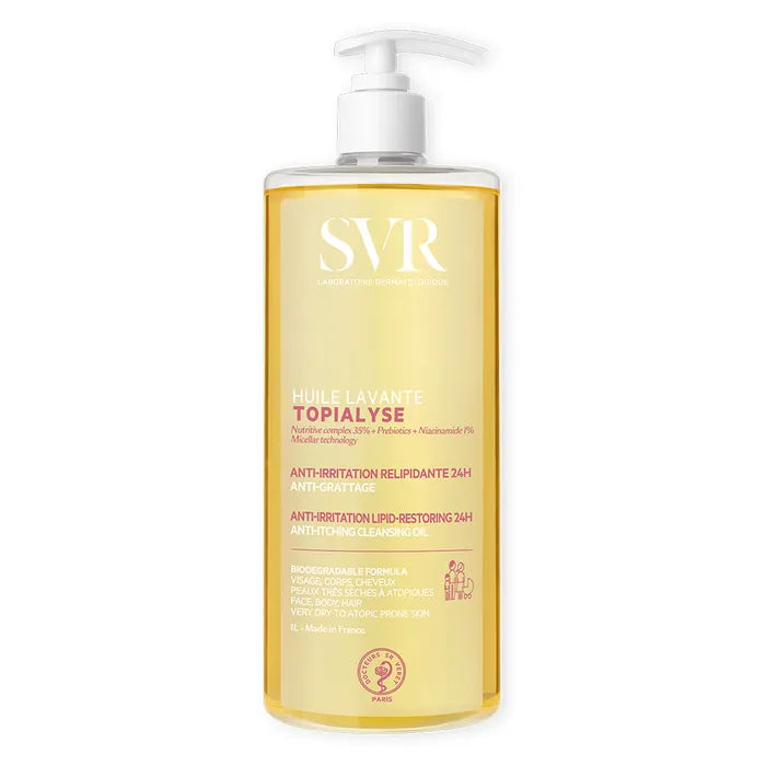 SVR Topialyse Cleansing Oil 1L غسول زيتي للبشرة الجافة و الحساسة