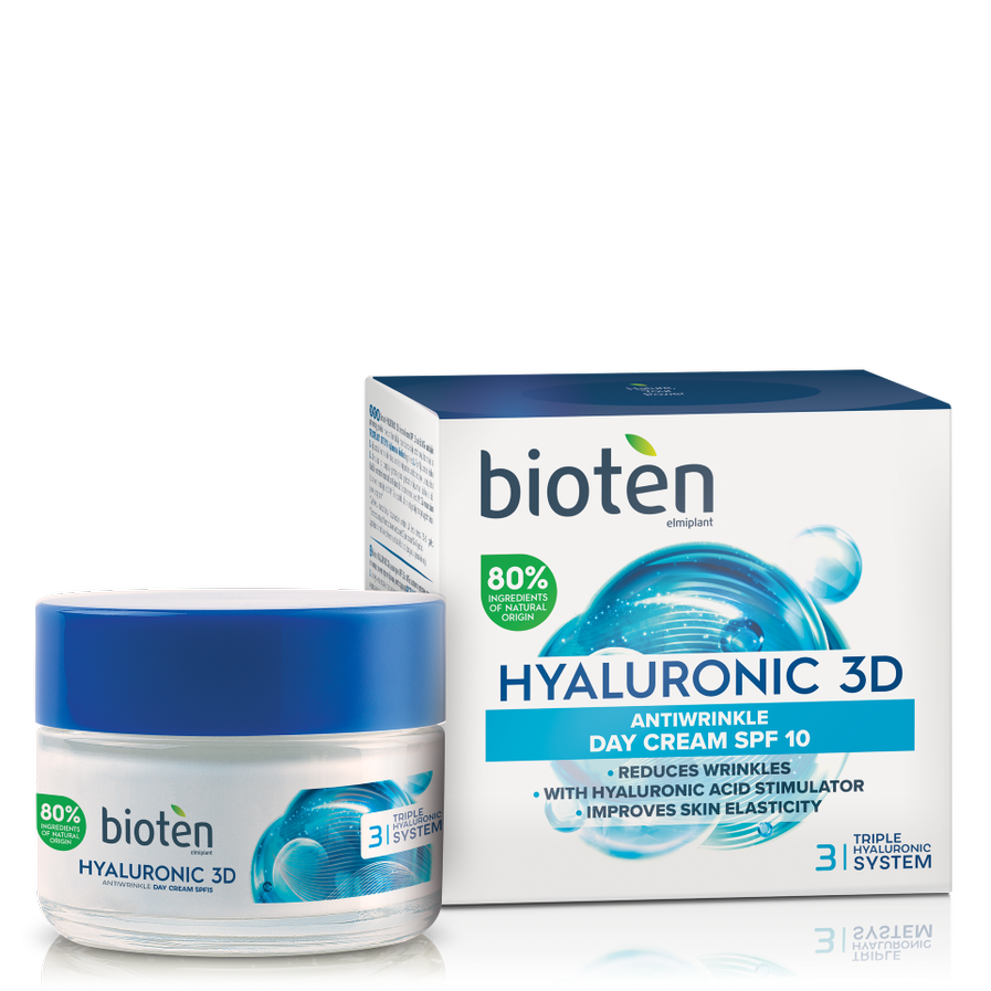 Bioten Hyaluronic 3D Spf15 Day Cream 50ml كريم هيالورونيك النهاري