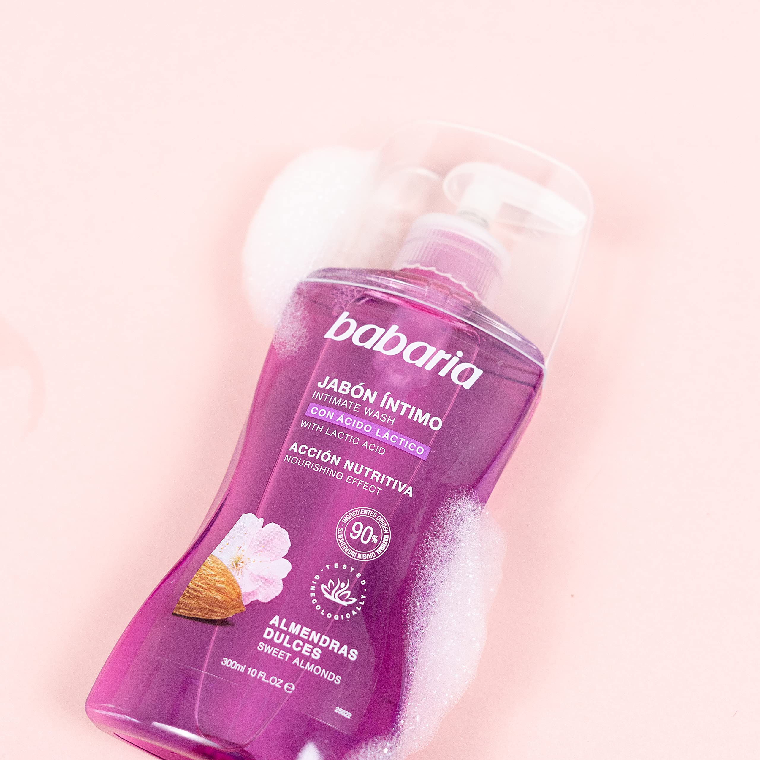 Babaria Sweet Almonds Intimate Wash 300ml غسول المناطق الحساسة بزيت اللوز الحلو