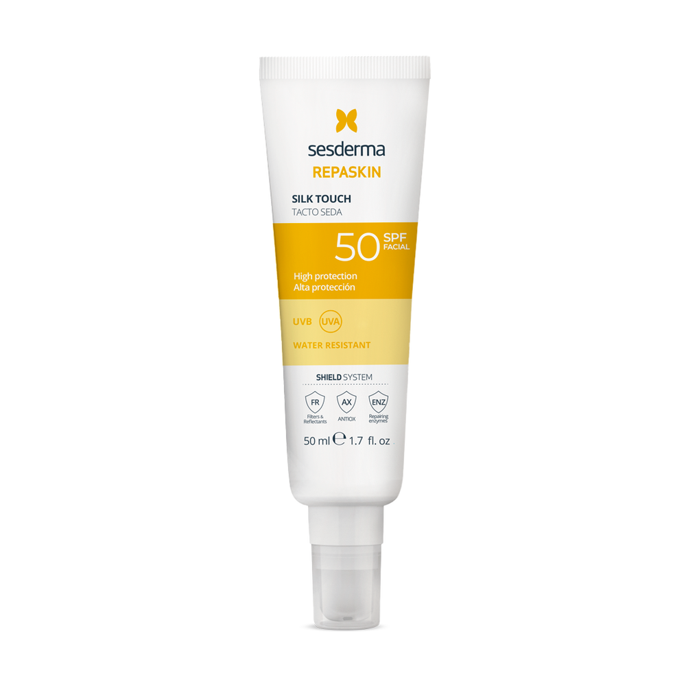 Sesderma Repaskin Silk Touch Spf50+ 50ml  واقي شمس مخملي