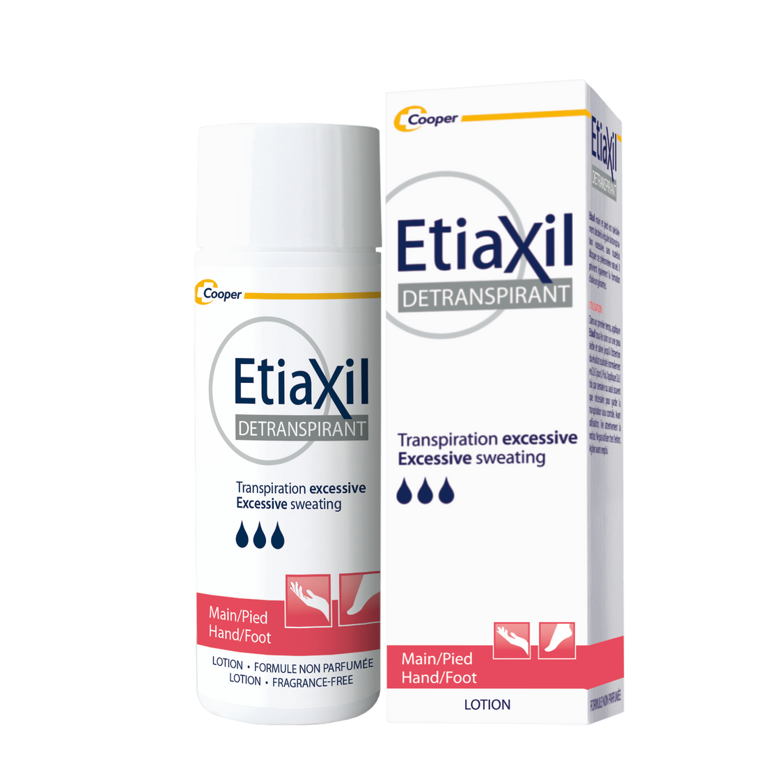 Etiaxil Hand &amp; Foot Deo Lotion 100ml لوشن مزيل العرق لليدين والقدمين