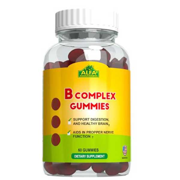 Alfa B Complex 60 Gummies حبوب مركب فيتامين ب