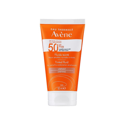 Avene Ultra Light Tinted Spf50+ Fluid 50ml  واقي شمس للبشرة الدهنية والمختلطة بلون