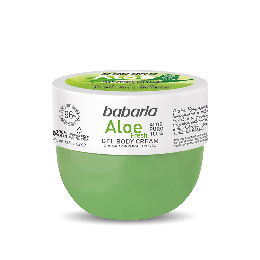 Babaria Aloe Fresh Body Cream 400ml جل الالوفيرا للجسم