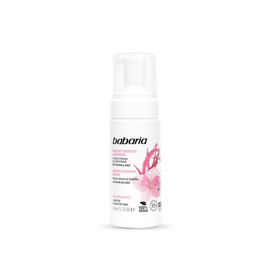 Babaria Creamy Cleansing Mousse 150ml غسول كريمي للبشرة الجافة