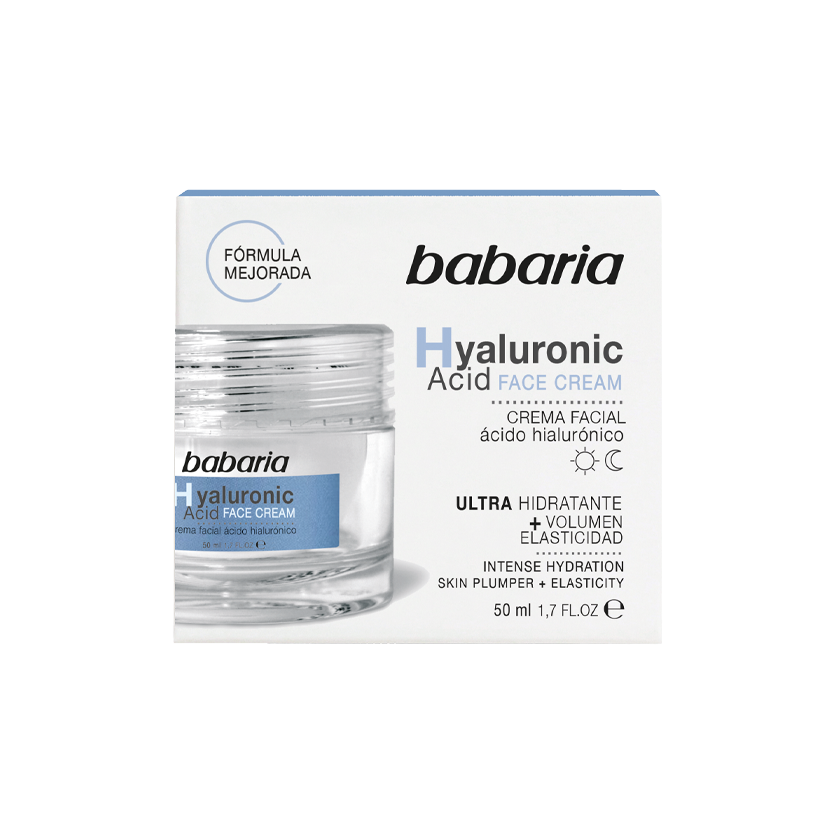 Babaria Hyaluronic Acid Face Cream 50ml كريم مرطب بالهايلورونيك