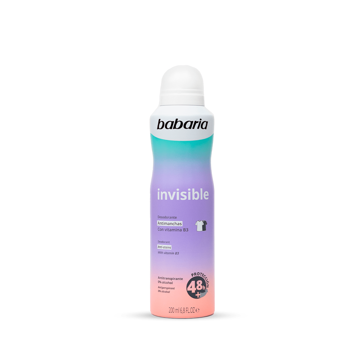 Babaria Invisible Deo Spray 200ml مزيل عرق بخاخ