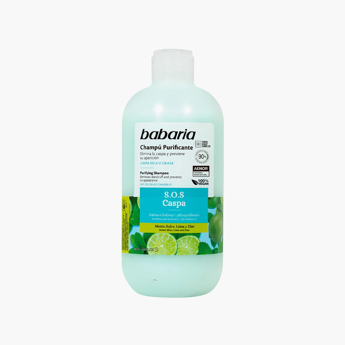 Babaria Sos Dandruff Purifying Shampoo 500ml شامبو للقشرة