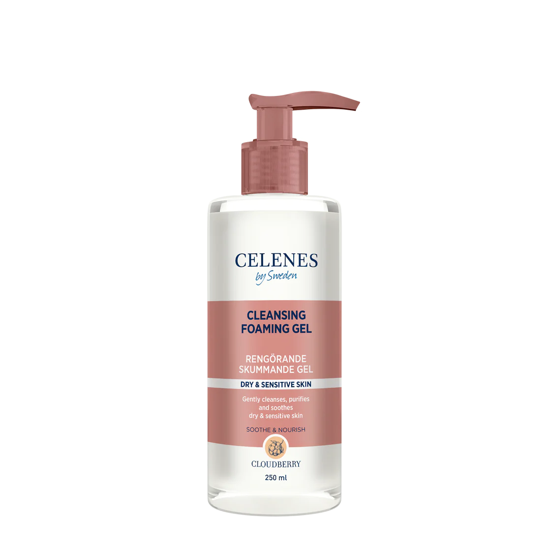 Celenes Cloudberry Cleansing Foaming Gel 250ml غسول رغوي للبشرة الجافة والحساسة