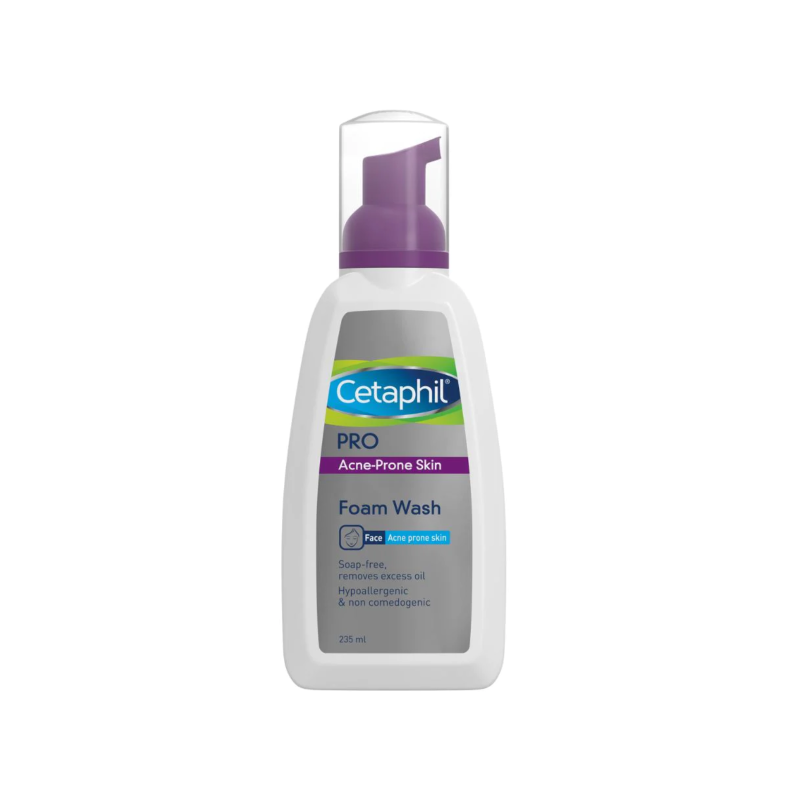 Cetaphil Pro Acne Prone Skin Foam Wash 235ml غسول للبشرة الدهنية المعرضة لحب الشباب