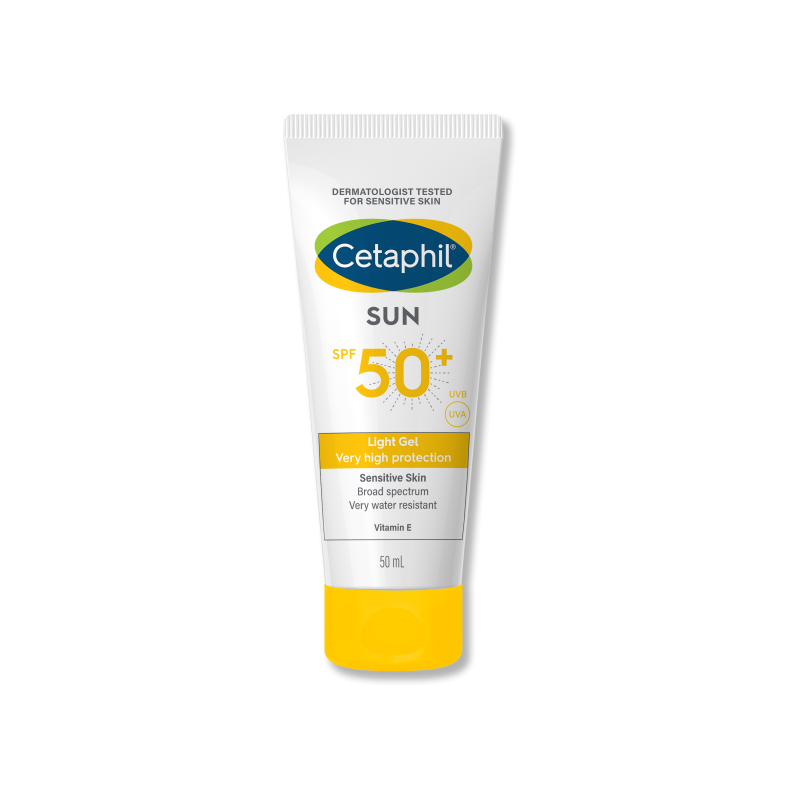 Cetaphil Spf50+ Light Gel 50ml جل واقي شمس للبشرة الدهنية والمختلطة