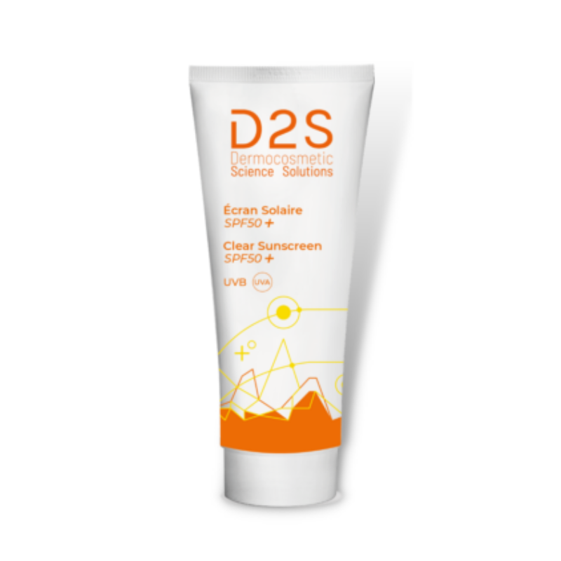 D2S Invisible Sunscreen Spf50+واقي شمس للبشرة الحساسة