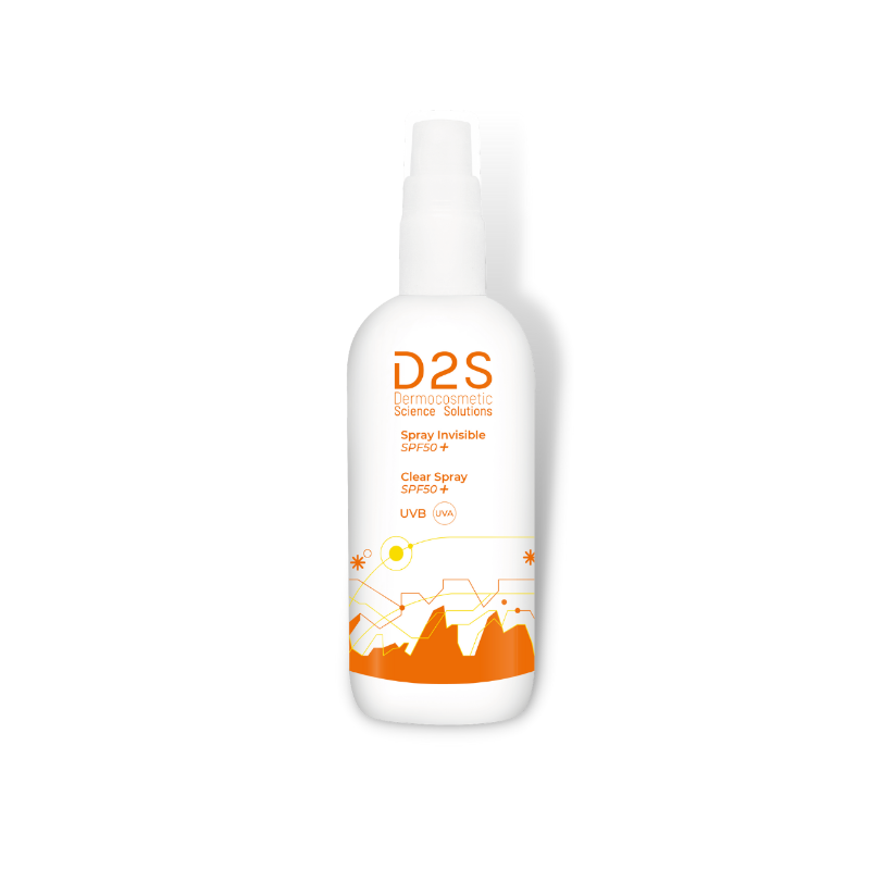 D2S Spray SPF50+ 125ML واقي شمس بخاخ للوجه والجسم