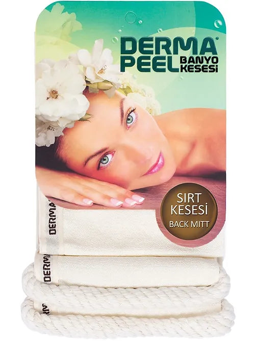 Derma Peel Back Mitt ليفة جسم مخصصة للظهر