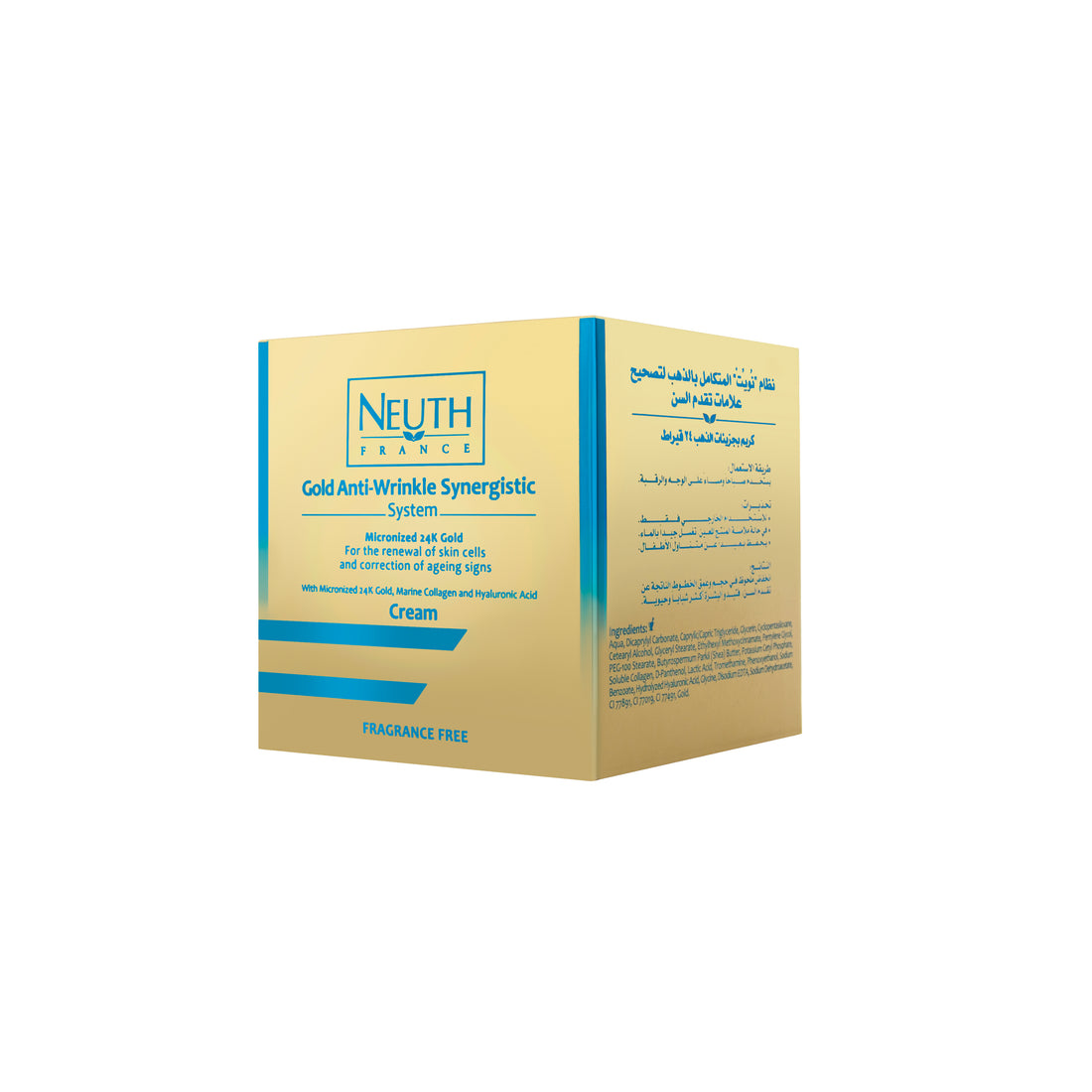 Neuth Gold Anti Wrinkles Synergistic System Cream 50ml كريم لشد البشرة والنضارة بالذهب