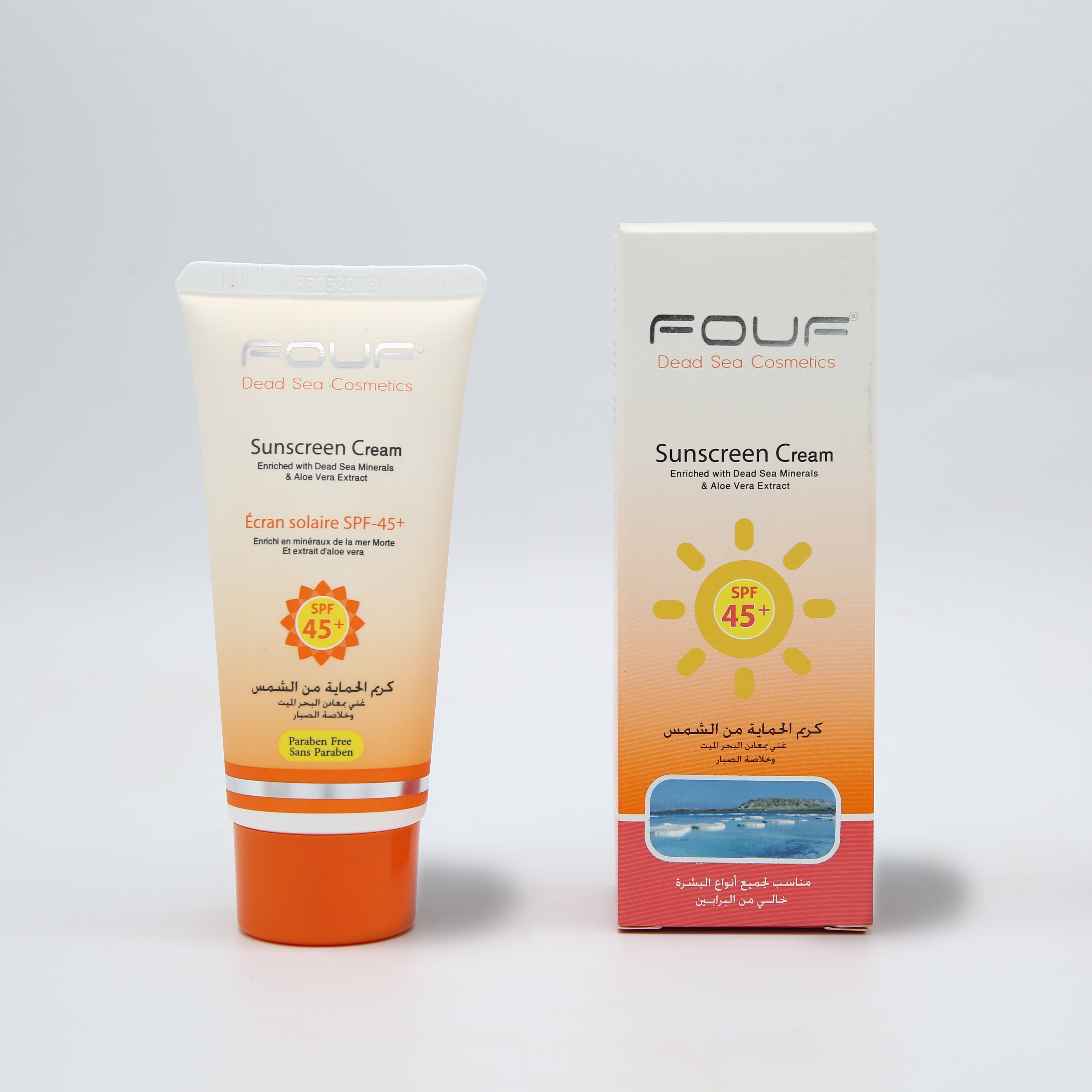 Fouf Sunscreen Spf45+ Cream 75ml واقي شمس