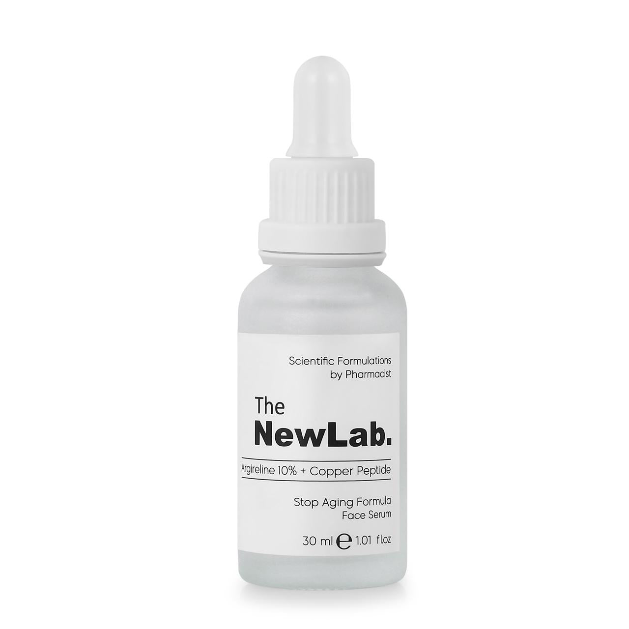 The NewLab Argireline 10% + Copper Peptide Stop Aging Serum 30ml سيروم مضاد للشيخوخة