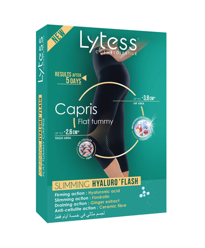 Lytess Slimming Hyaluro Flash Capris (Black)