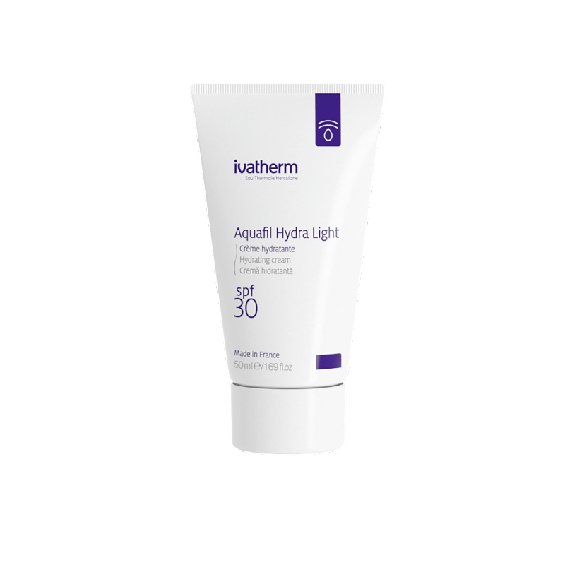 Ivatherm Aquafil Hydra Light Hydrating Spf30 Day Cream 50ml مرطب للبشرة المختلطة والدهنية