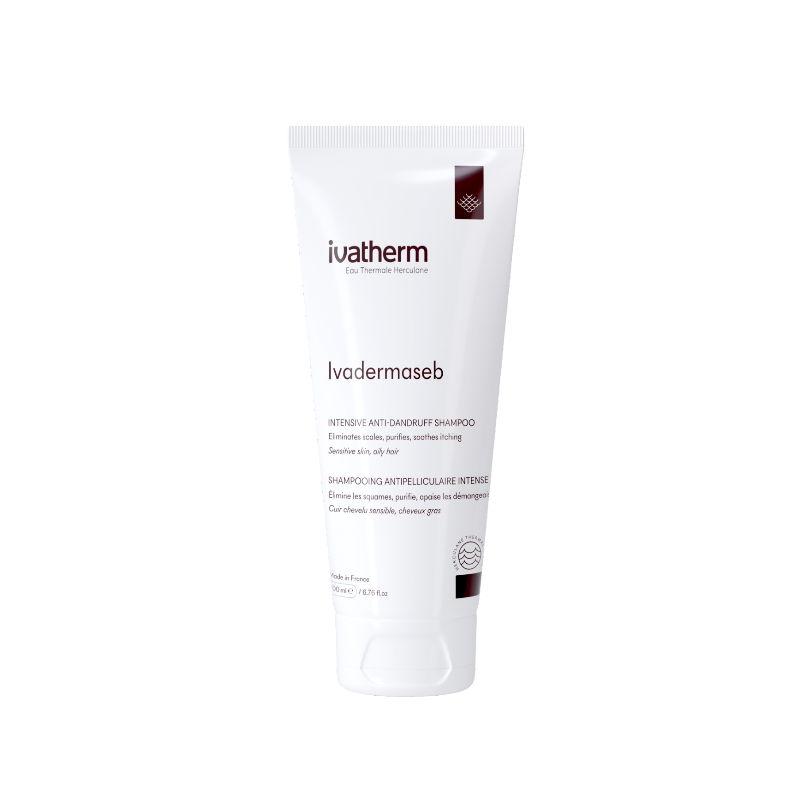 Ivatherm Ivadermaseb Anti Dandruff Shampoo 200ml شامبو مضاد للقشرة للفروة الحساسة