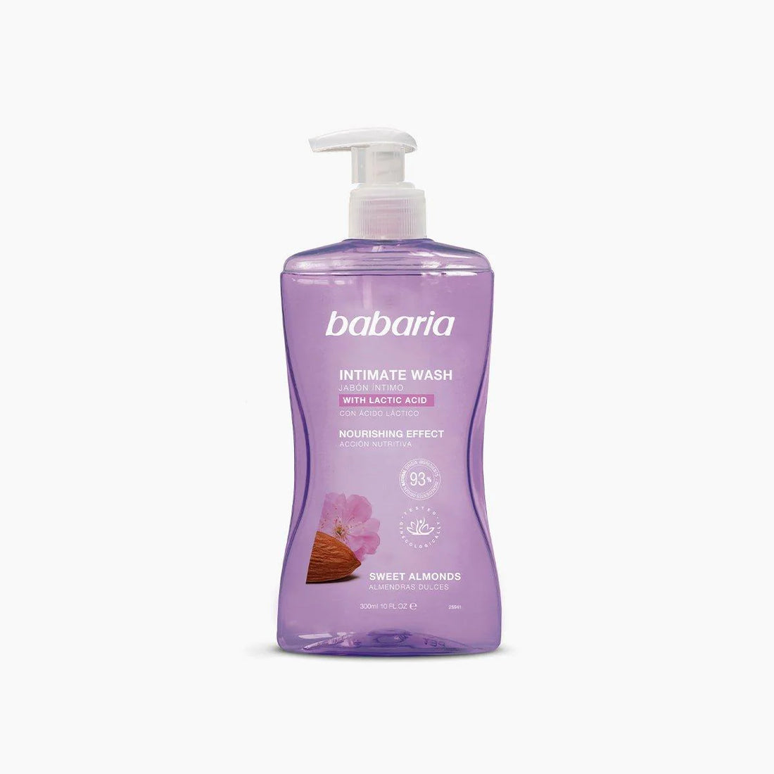 Babaria Sweet Almonds Intimate Wash 300ml غسول المناطق الحساسة بزيت اللوز الحلو