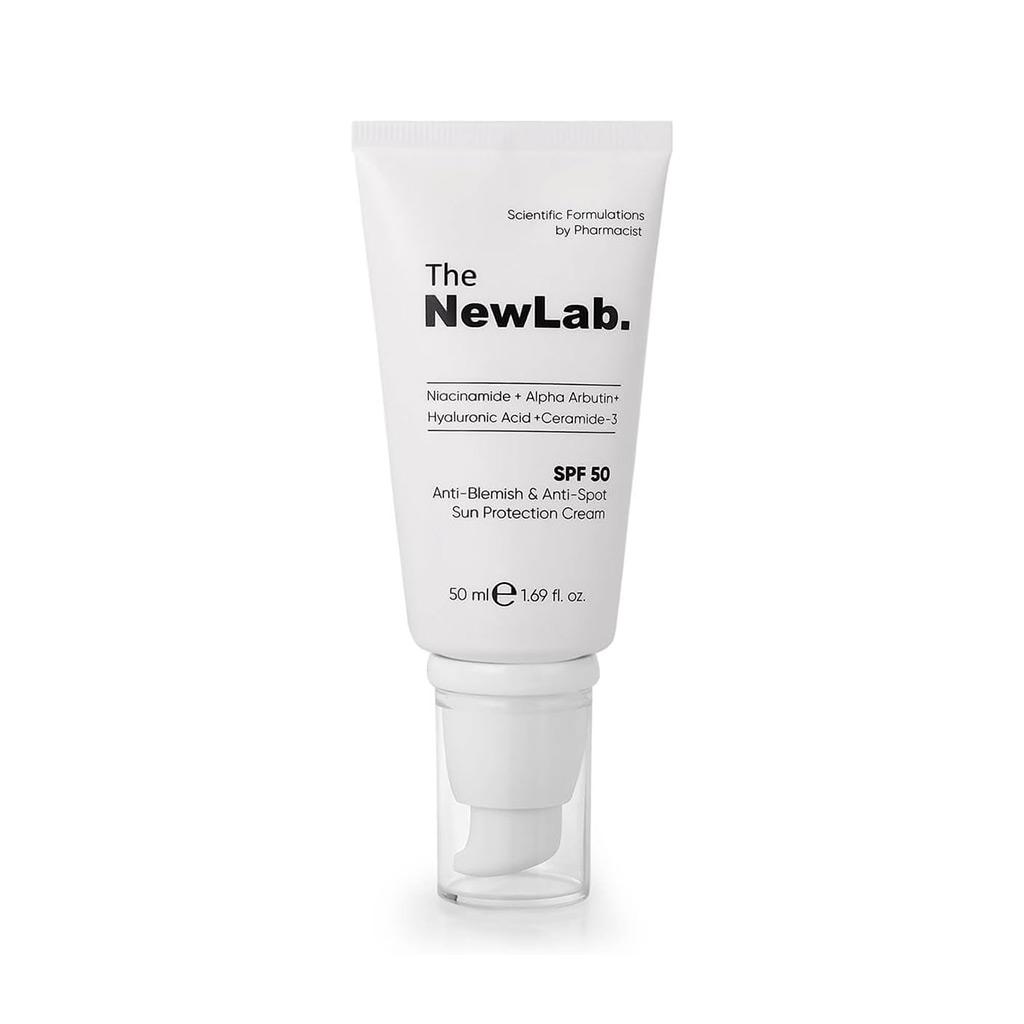 The NewLab Anti Blemish &amp; Anti Spot Spf50 Cream 50ml كريم الحماية من الشمس المضاد للعيوب