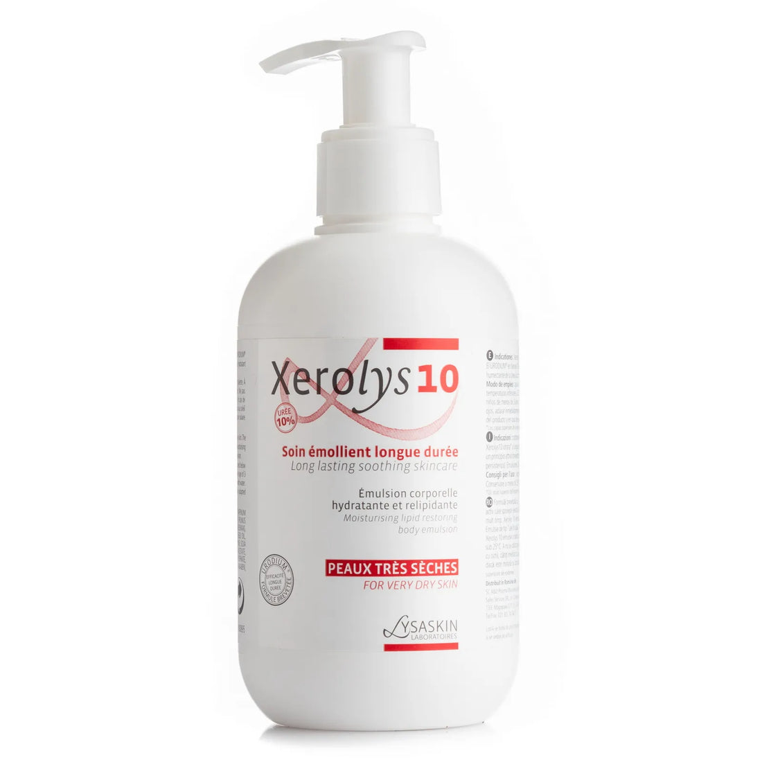 Lysaskin Xerolys 10 Body Lotion 200ml لوشن يوريا بتركيز 10 للجسم