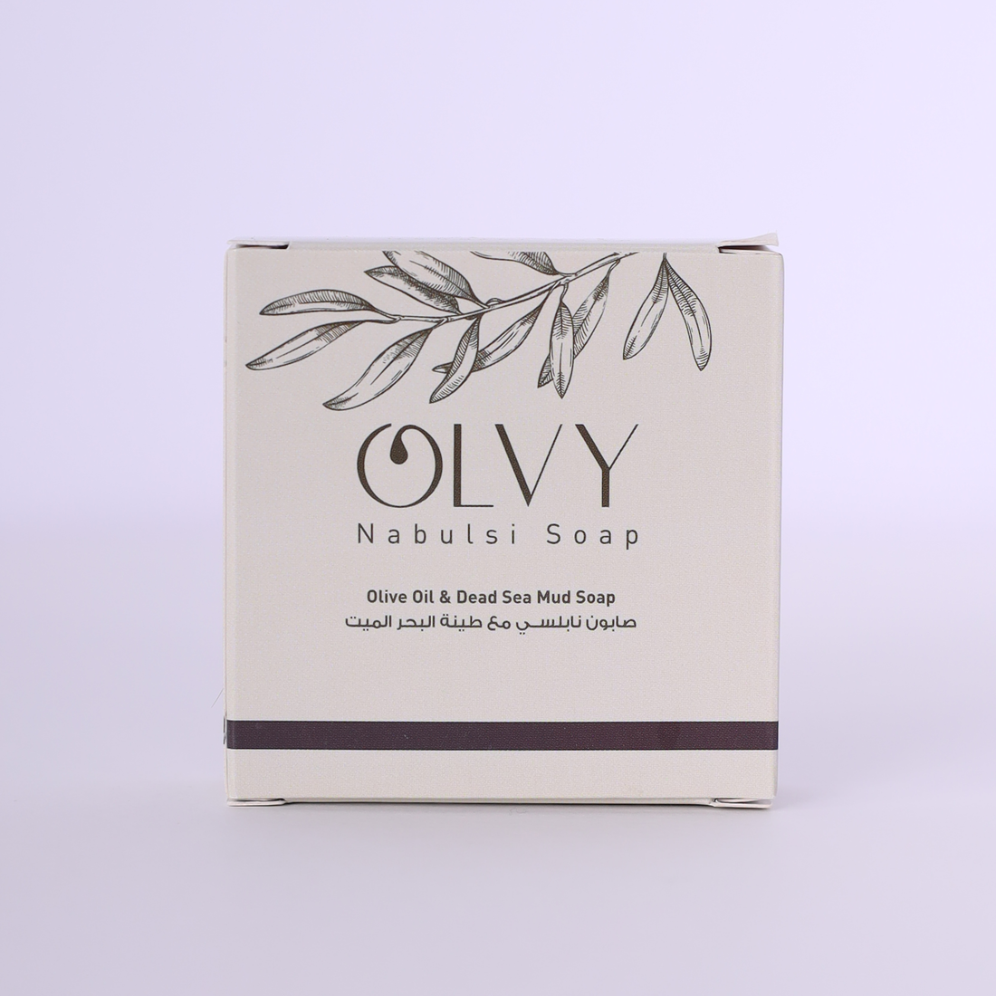 Olvy Olive Oil &amp; Dead Sea Mud Soap Bar 150g صابون نابلسي