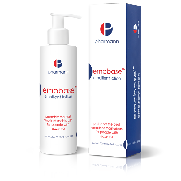 Pharmann Emobase Emollient Lotion 200ml مرطب الجسم والوجه للاكزيما والحساسية