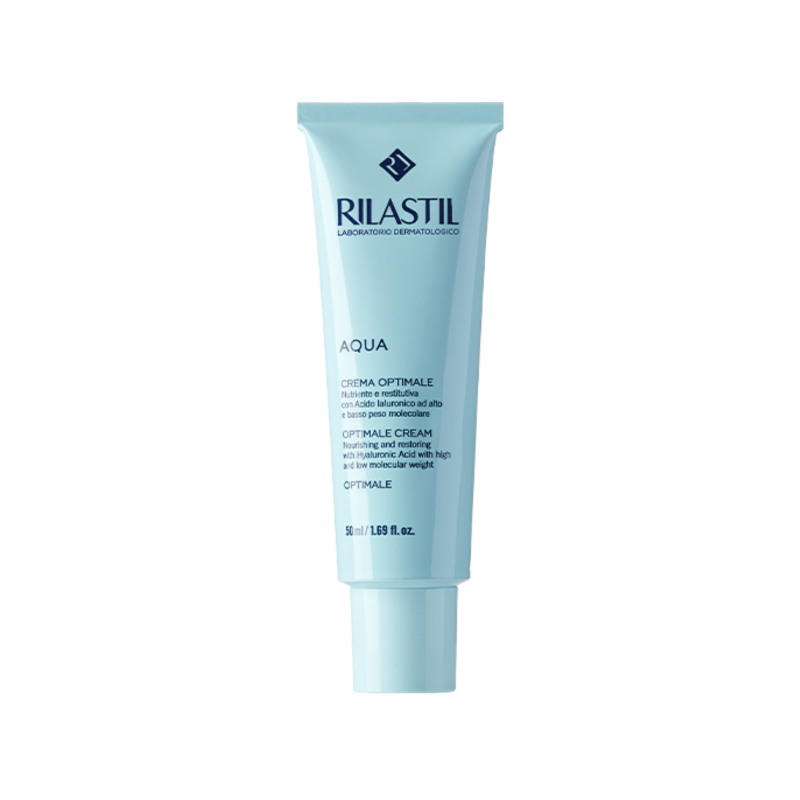 Rilastil Aqua Optimale Cream 50ml مرطب للبشرة الجافة