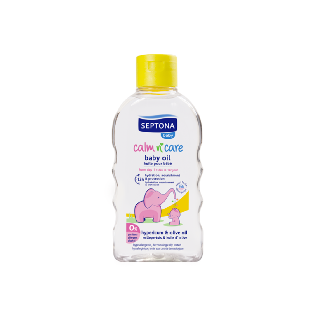 Septona Hypericum &amp; Olive Baby Oil 200ml زيت للاطفال