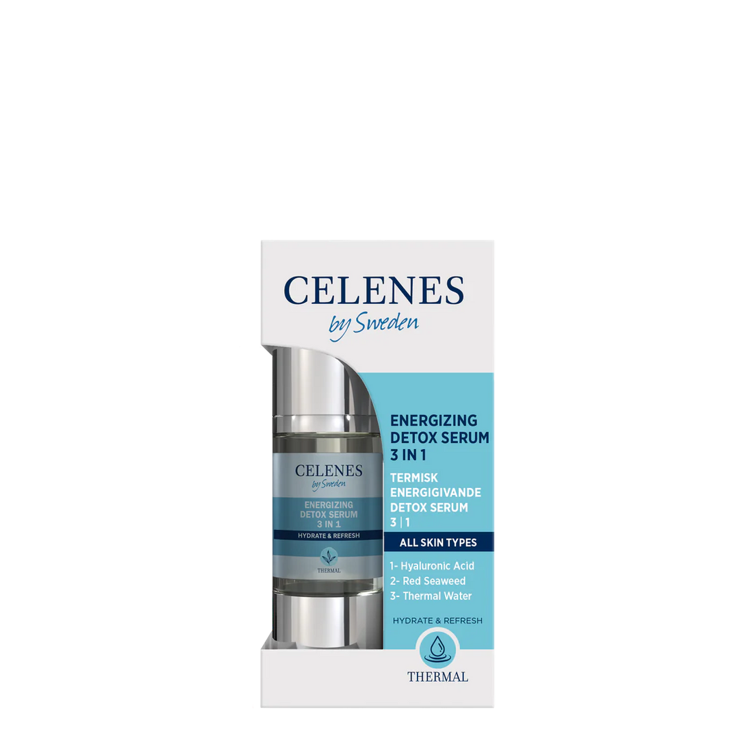 Celenes Energizing Detox 3in1 Serum 30ml سيروم ديتوكس