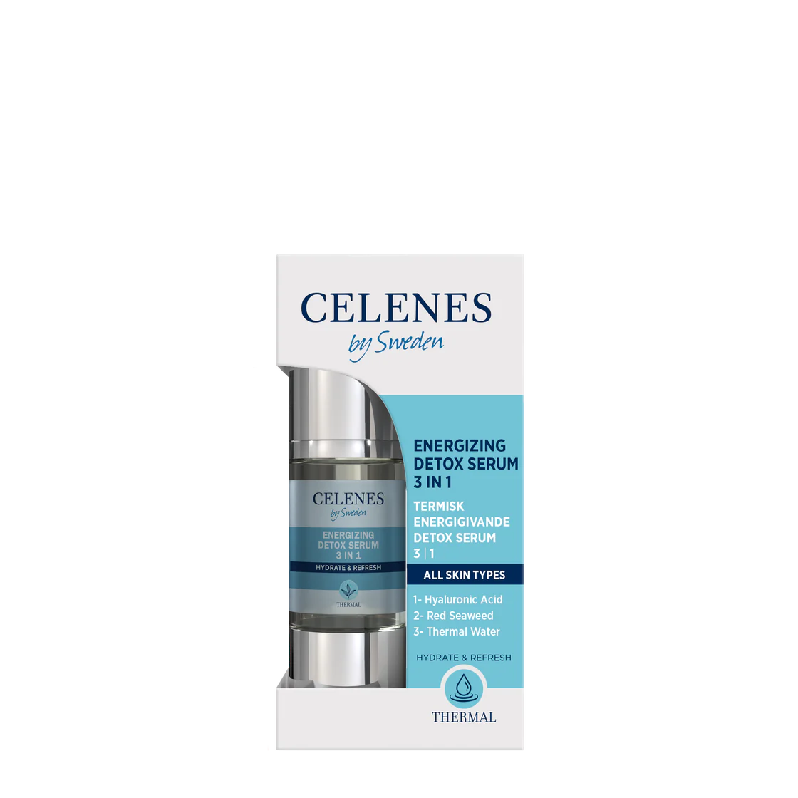 Celenes Energizing Detox 3in1 Serum 30ml سيروم ديتوكس