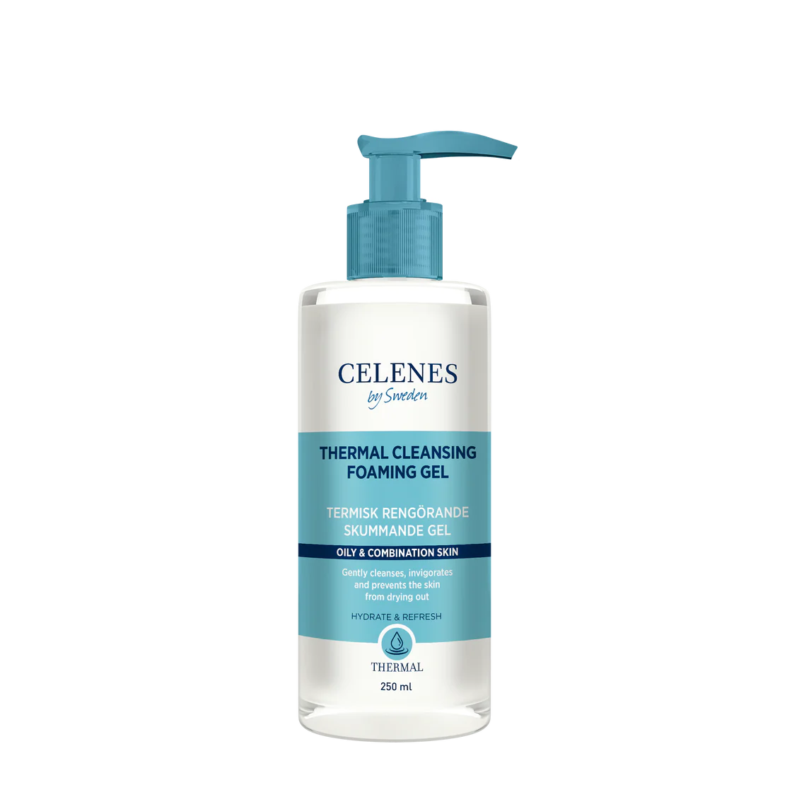 Celenes Thermal Foaming Gel (Oily &amp; Combination) 250ml عسول رغوي للبشرةالدهنية والمختلطة