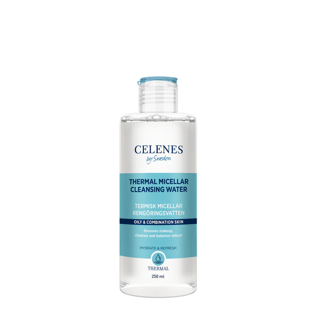 Celenes Thermal Micerllar Water (Oily &amp; Combination) 250ml ماء ميسيلار مزيل مكياج