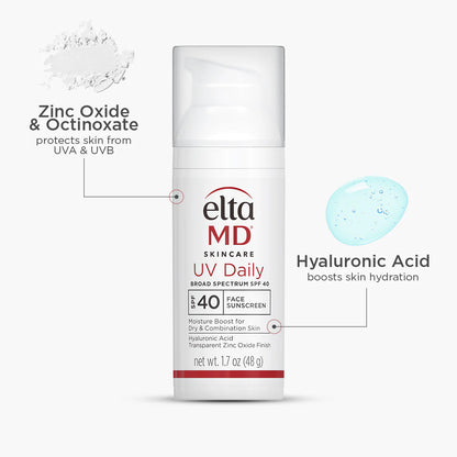 EltaMD UV Daily SPF40 48g واقي شمس للبشرة الجافة