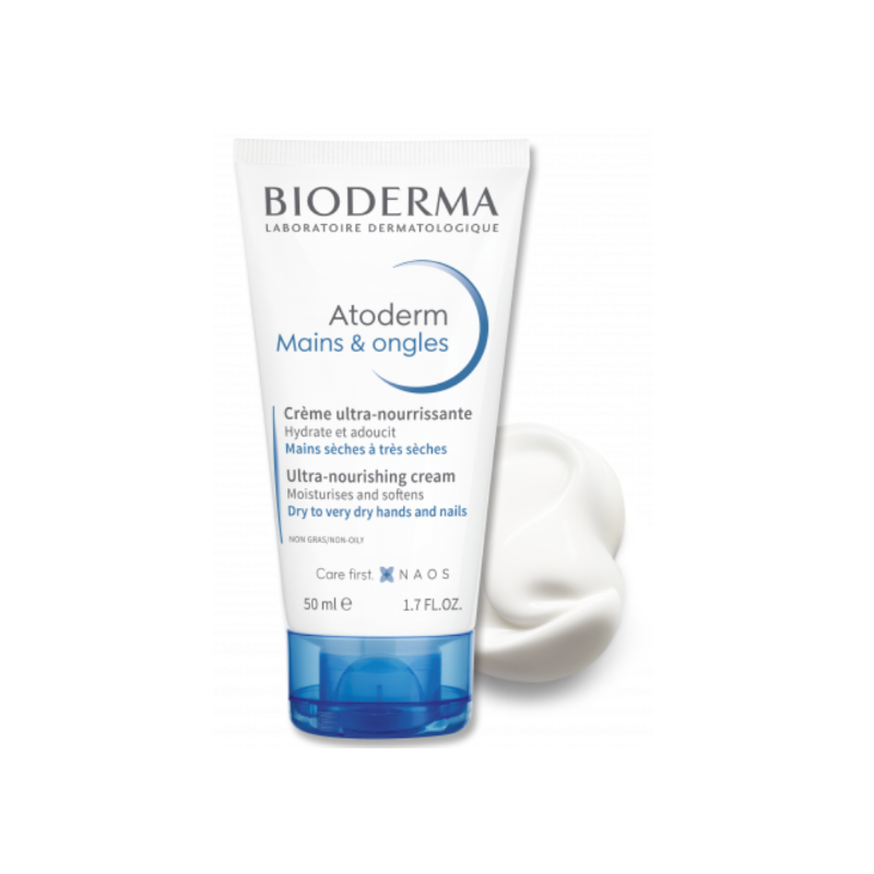 Bioderma Atoderm Mains &amp; Onlges (Hands And Nails) Cream 500ml كريم مرطب للاظافر و اليدين