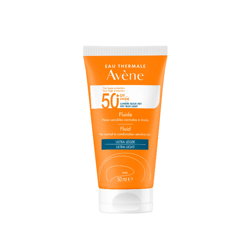 Offer Avene Ultra Light Spf50+ Fluid 50ml 2 Pcs واقي شمس للبشرة الدهنية والمختلطة