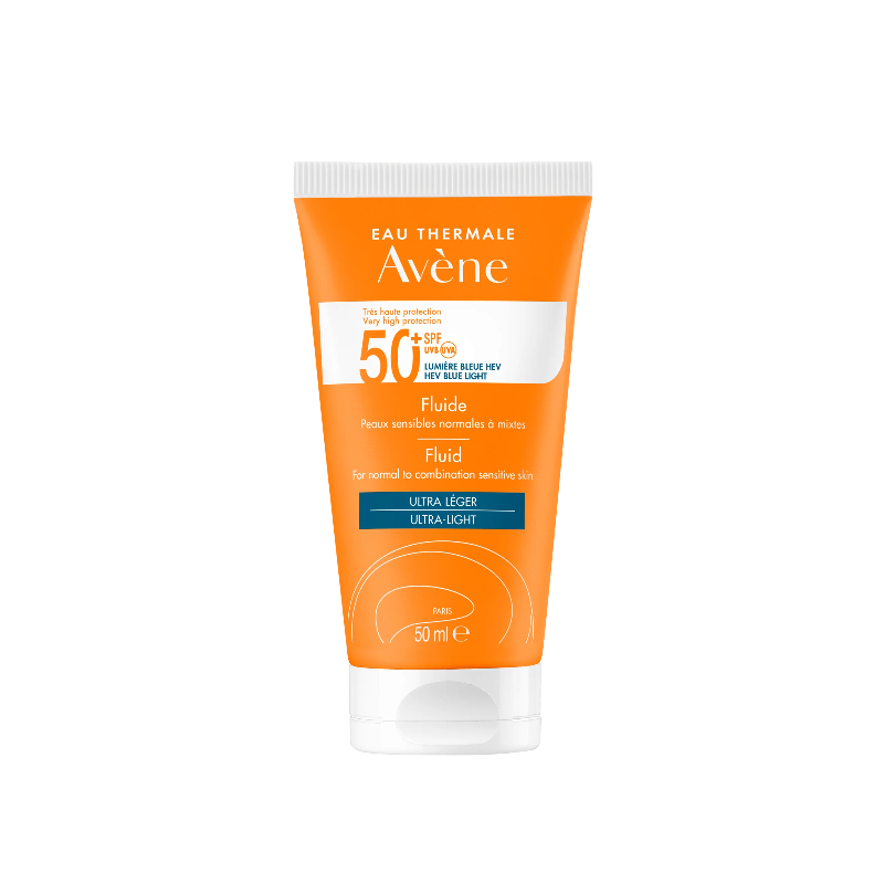 Avene Ultra Light Spf50+ Fluid 50ml واقي شمس للبشرة الدهنية والمختلطة