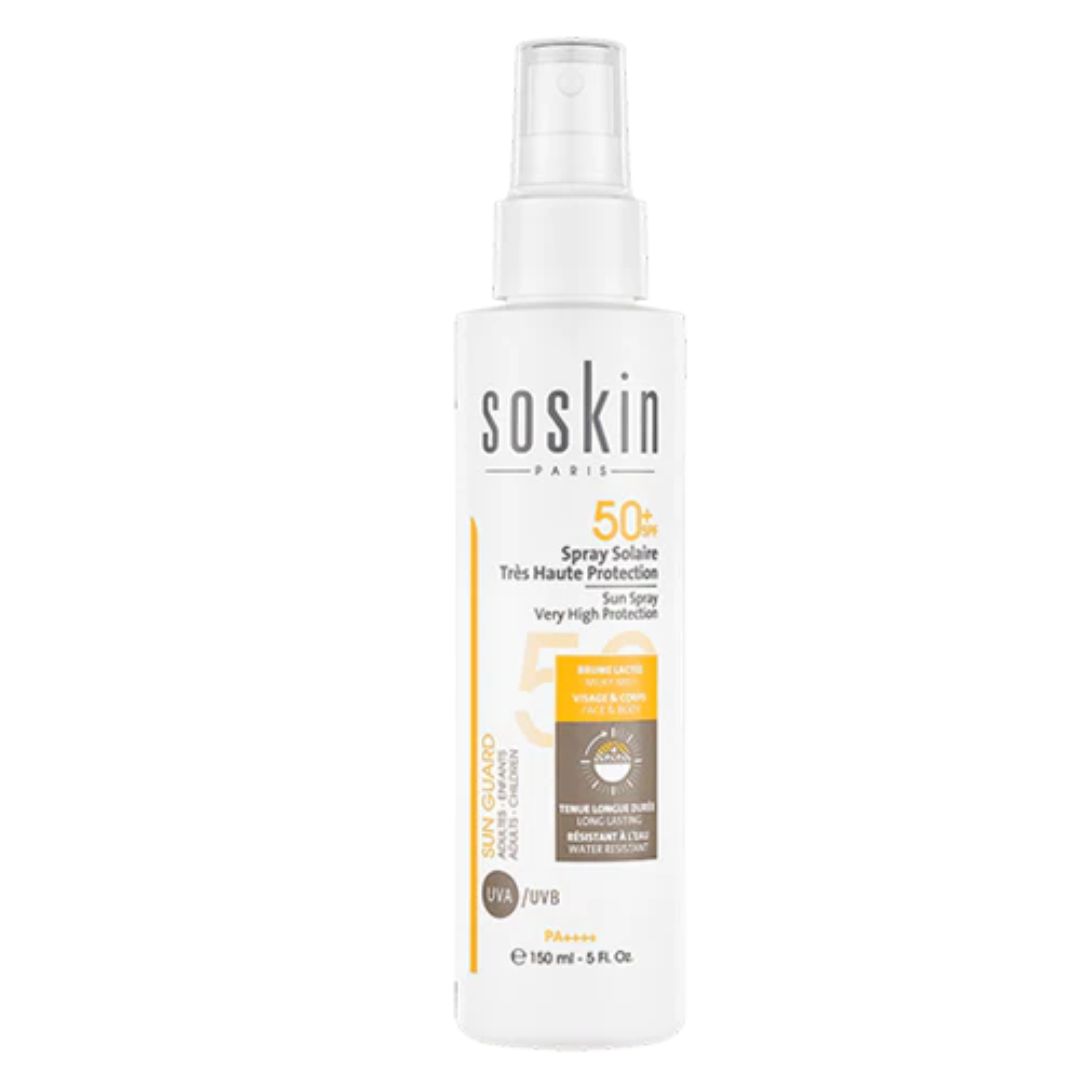 Soskin Sun Guard Spf50+ Spray 150ml واقي شمس بخاخ