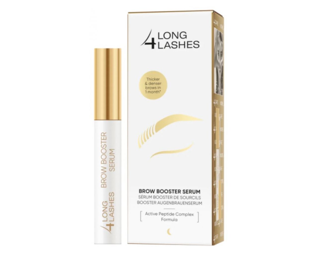 Long 4 Lashes Eyebrows Stimulating Growth Serum 3ml سيروم مقوي للحواجب