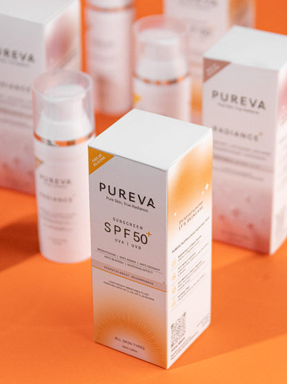 Pureva Spf50+ Fluid 50ml واقي شمس