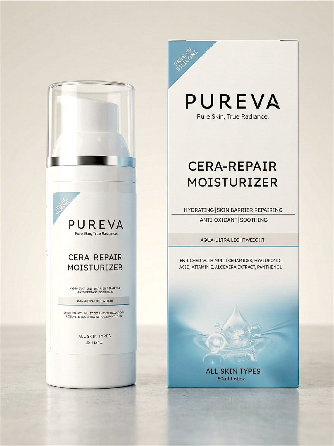 Pureva Cera-Repair Aqua Moisturizer 50ml مرمم مرطب