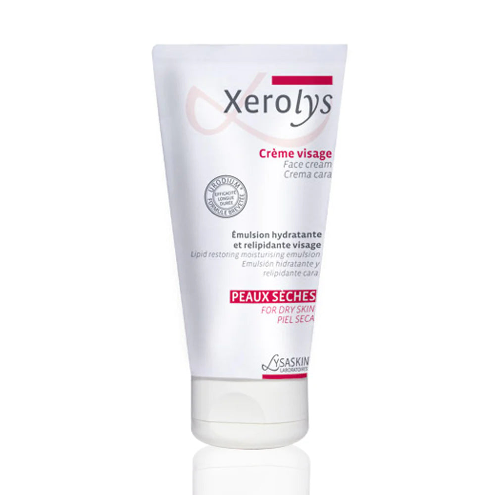 Lysaskin Xerolys Face Cream 50ml كريم يوريا للبشرة الجافة للوجه