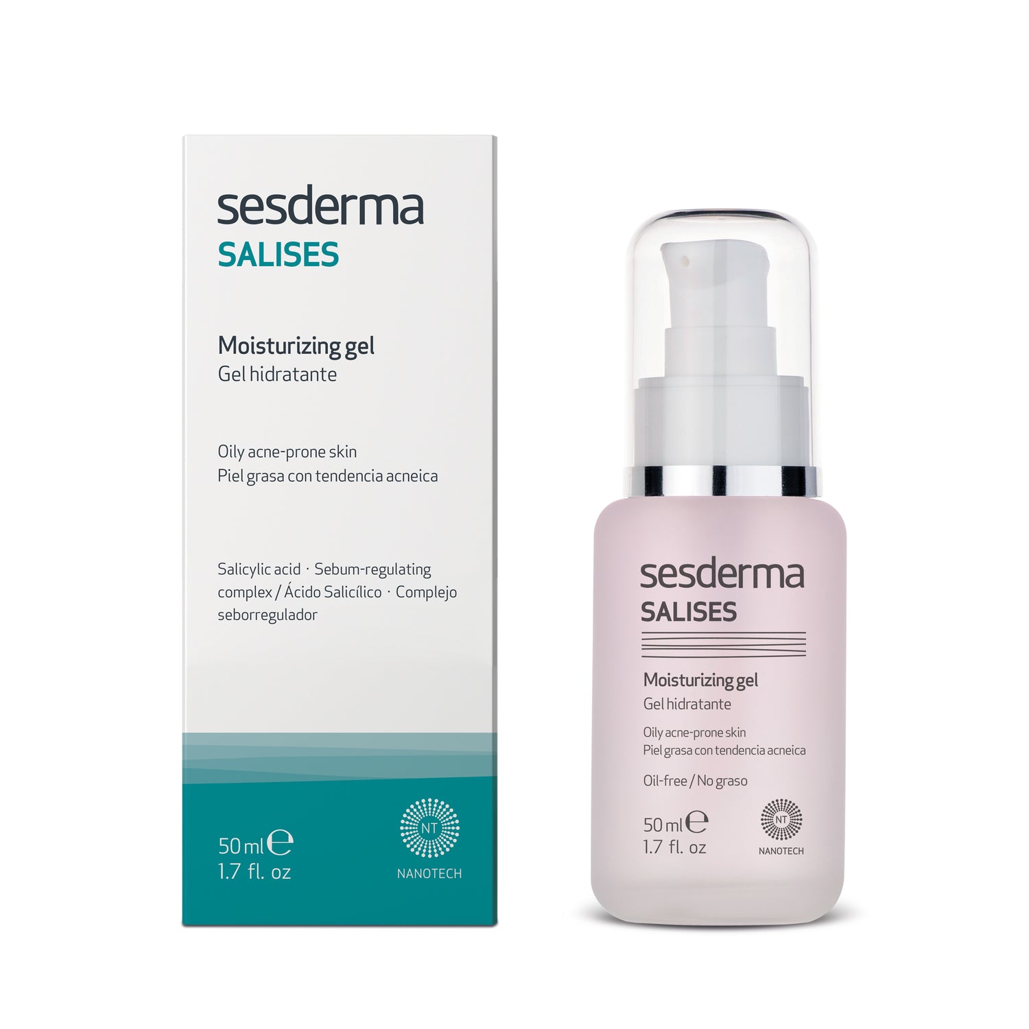 Sesderma Salises Moisturizing Gel Cream 50ml كريم مرطب للبشرة الدهنية