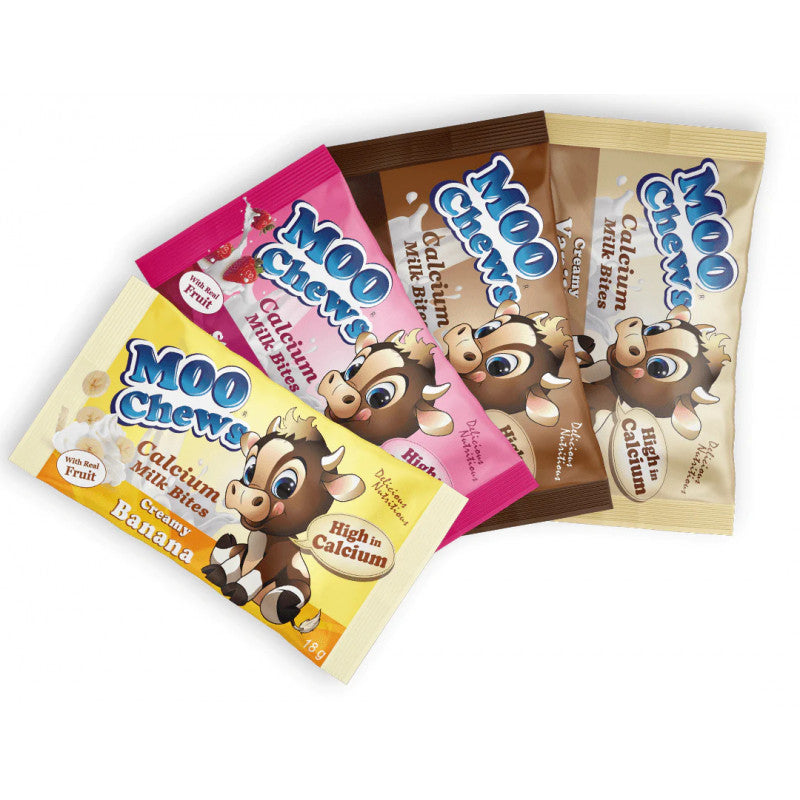 Moo Chews Calcium Milk Bites 15 Pcs -Chocolate