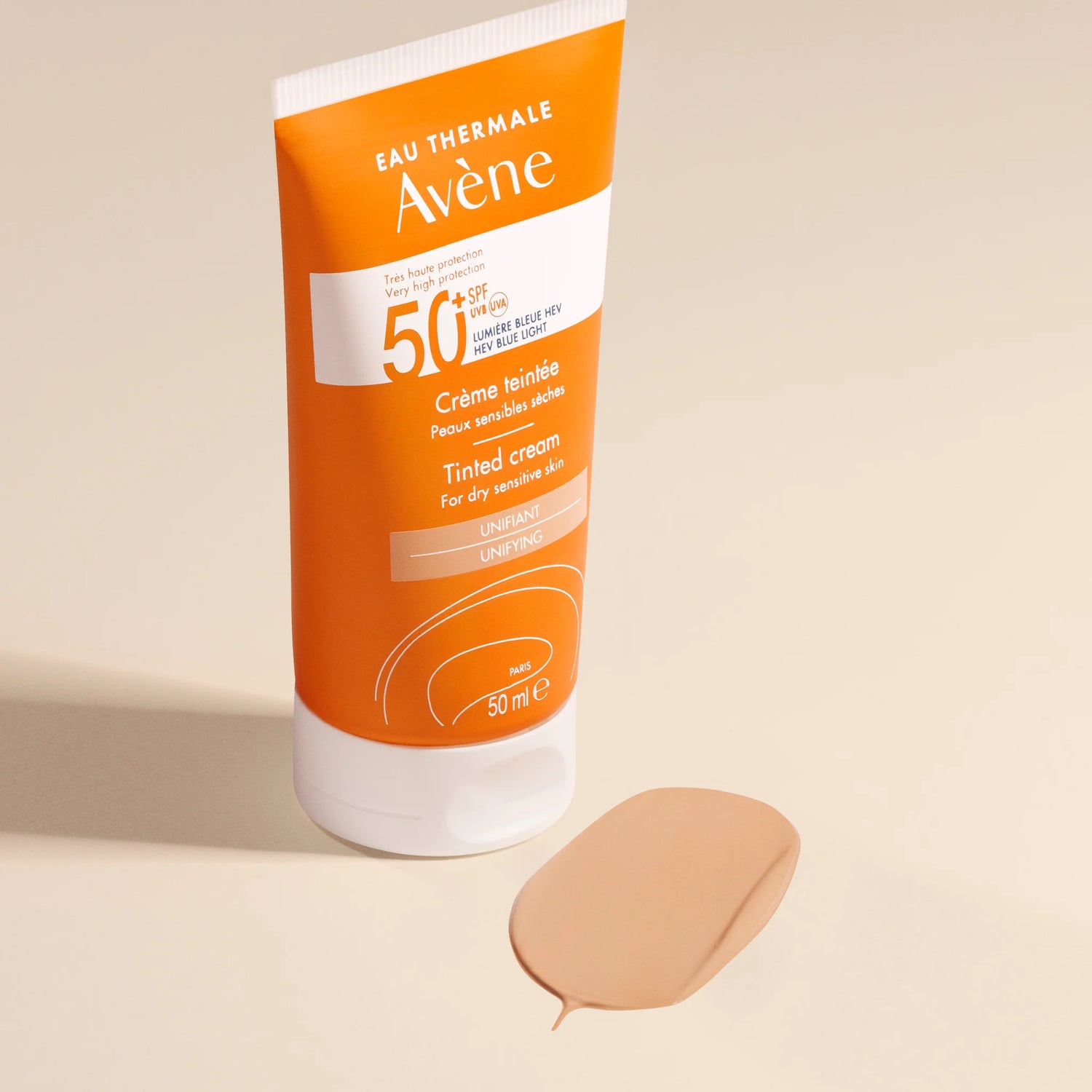 Avene Spf50+ Tinted Cream 50ml واقي شمس مع لون