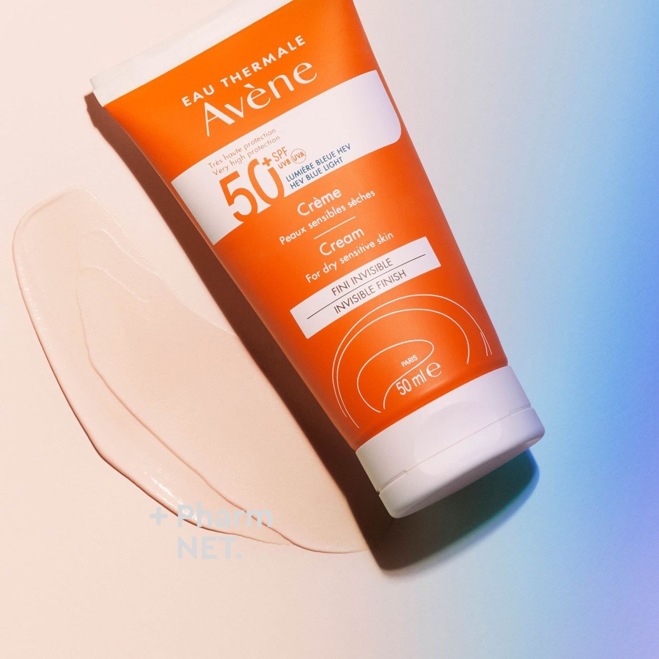 Avene Spf50+ Invisible Finish Cream  50ml واقي شمس